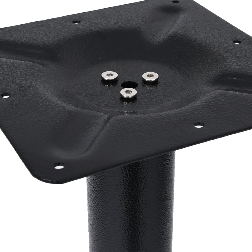 vidaXL Bistrotisch-Gestell Schwarz 56x56x72 cm Gusseisen