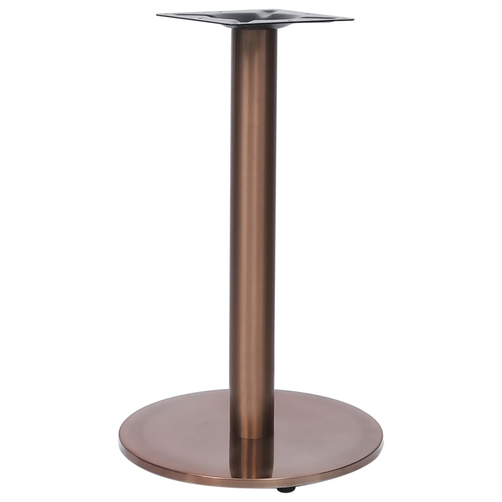 vidaXL Bistrotisch-Gestell Golden Ø45x72 cm Edelstahl