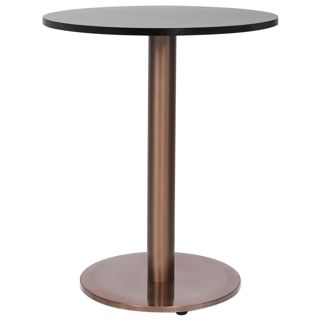 vidaXL Bistrotisch-Gestell Golden Ø45x72 cm Edelstahl