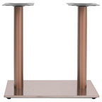 vidaXL Bistrotisch-Gestell Messing 70x40x72 cm Edelstahl