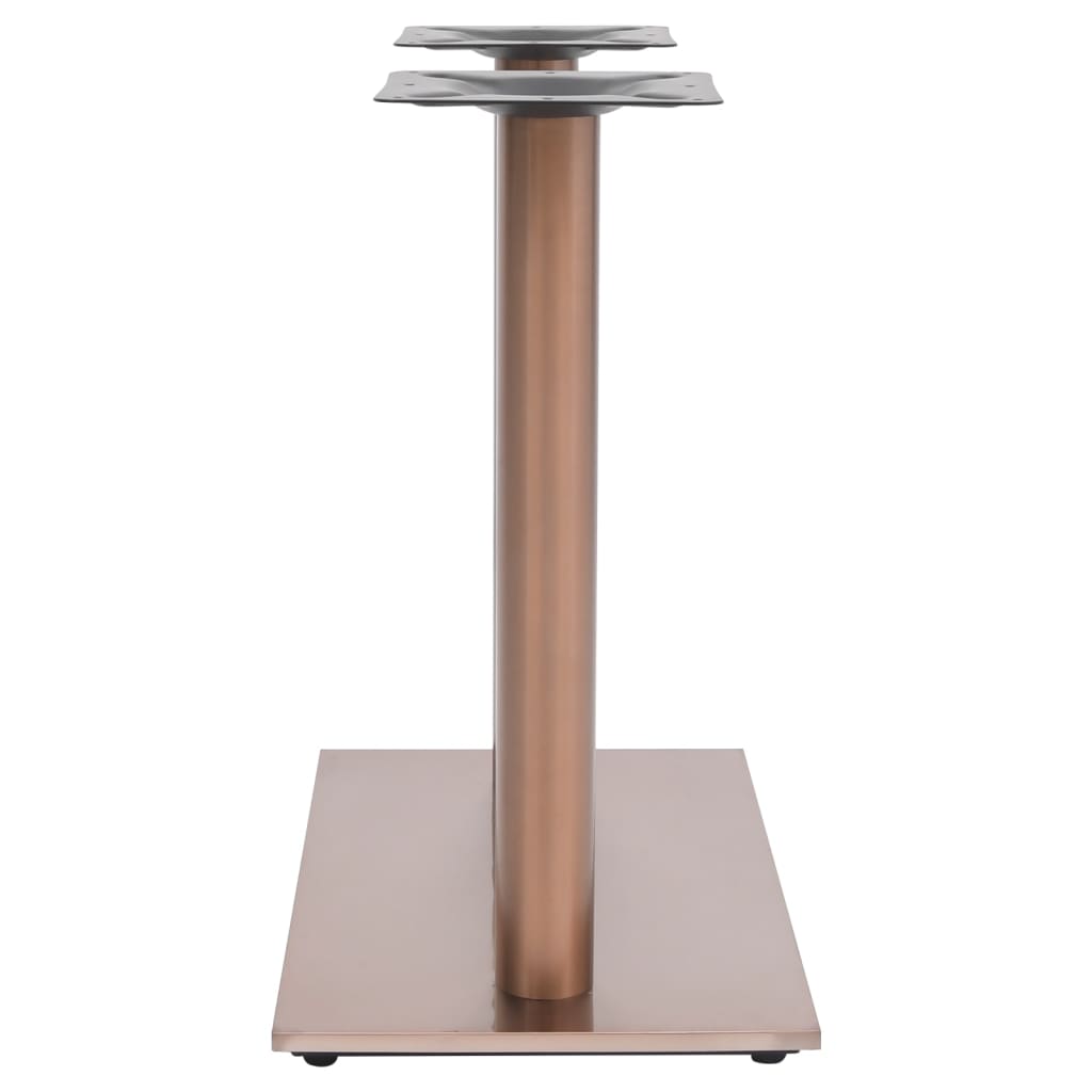 vidaXL Bistrotisch-Gestell Messing 70x40x72 cm Edelstahl