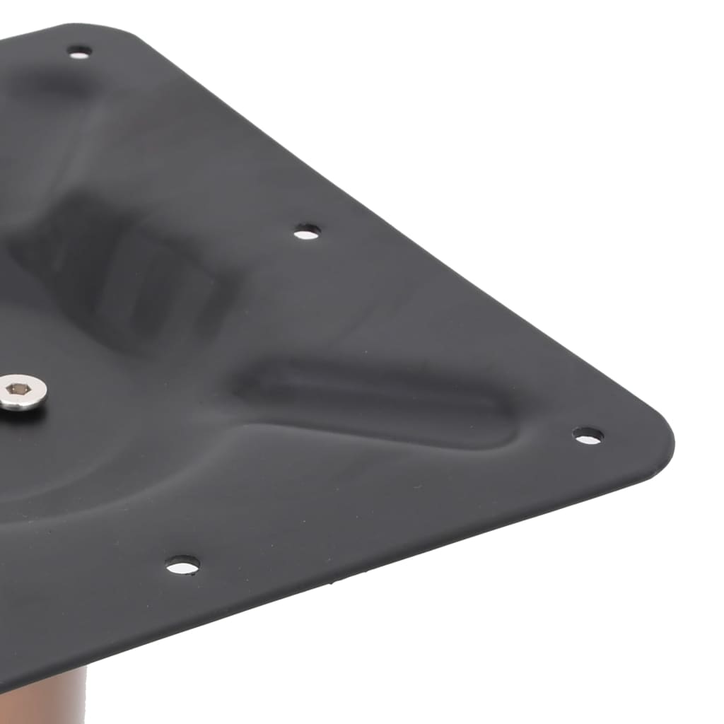 vidaXL Bistrotisch-Gestell Messing 70x40x72 cm Edelstahl