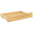 vidaXL Massivholzbett mit 2 Schubladen Kiefernholz 90x200 cm