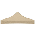 vidaXL Partyzelt-Dach 3x3 m Beige 270 g/m²