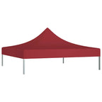 vidaXL Partyzelt-Dach 3x3 m Burgunderrot 270 g/m²