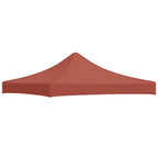 vidaXL Partyzelt-Dach 3x3 m Terrakotta-Rot 270 g/m²