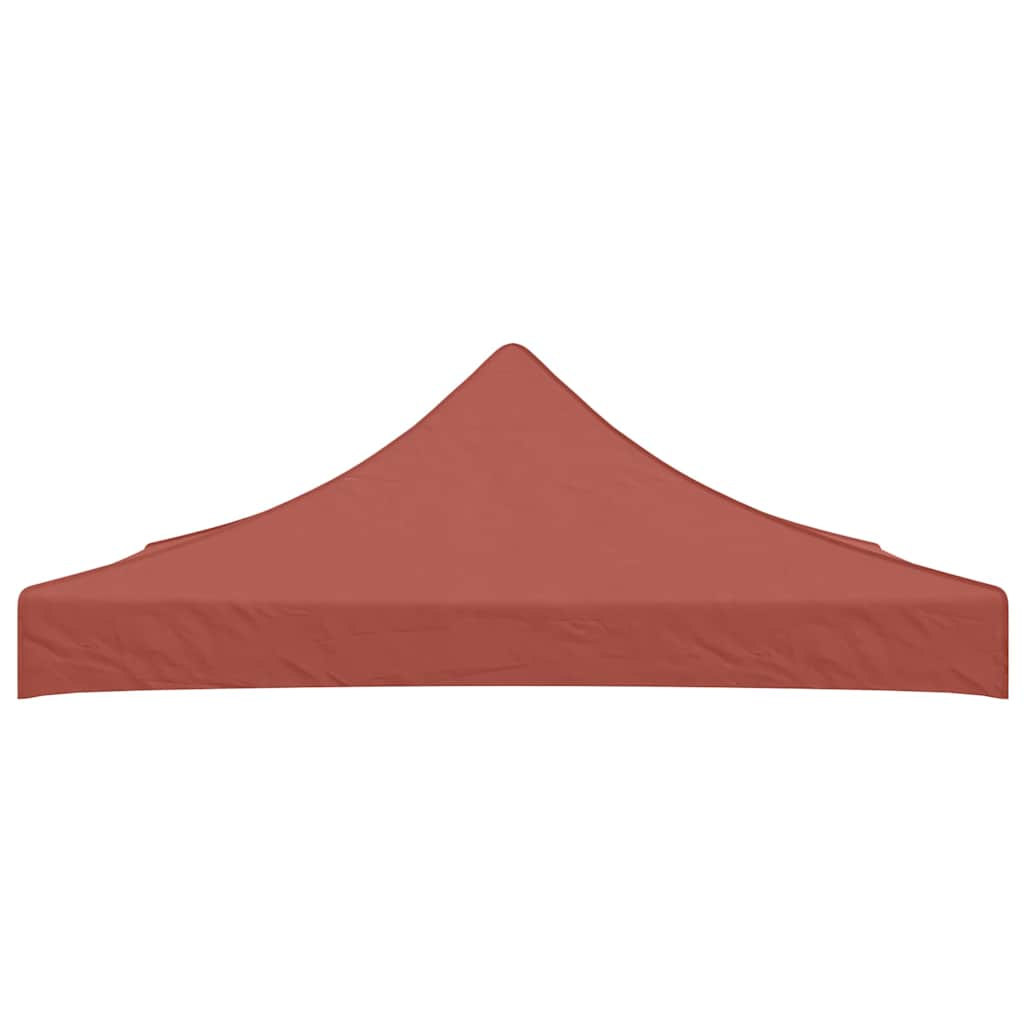 vidaXL Partyzelt-Dach 3x3 m Terrakotta-Rot 270 g/m²