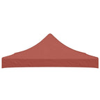 vidaXL Partyzelt-Dach 3x3 m Terrakotta-Rot 270 g/m²