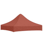 vidaXL Partyzelt-Dach 2x2 m Terracotta-Rot 270 g/m²