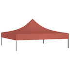 vidaXL Partyzelt-Dach 2x2 m Terracotta-Rot 270 g/m²