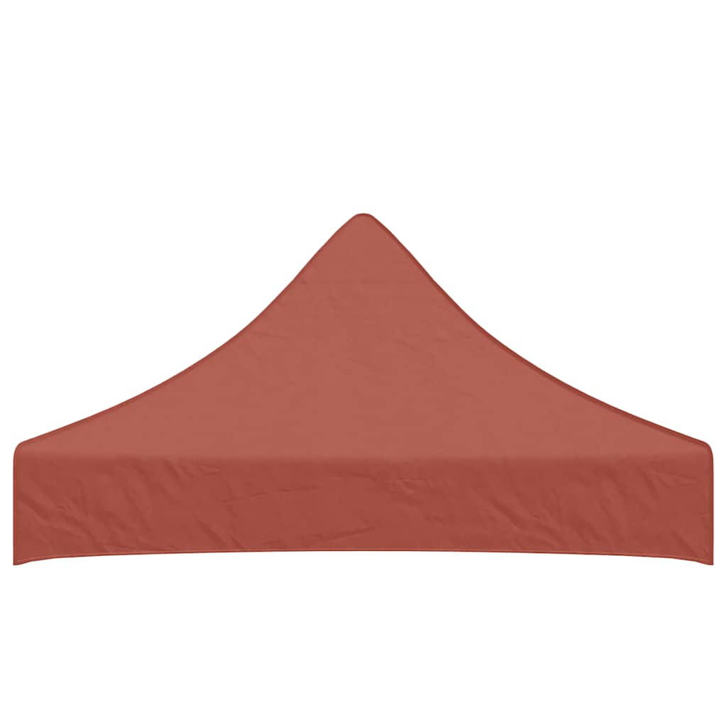 vidaXL Partyzelt-Dach 2x2 m Terracotta-Rot 270 g/m²