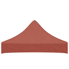 vidaXL Partyzelt-Dach 2x2 m Terracotta-Rot 270 g/m²
