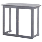vidaXL 2-tlg. Bistro-Set Massivholz Akazie Grau