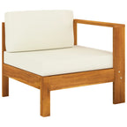 vidaXL 5-tlg. Garten-Lounge-Set mit Kissen 100x60 cm Akazienholz