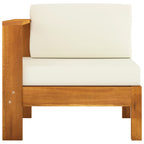 vidaXL 5-tlg. Garten-Lounge-Set mit Kissen 100x60 cm Akazienholz