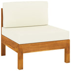 vidaXL 9-teiliges Garten-Lounge-Set mit Kissen 100 x 60 cm Akazienholz