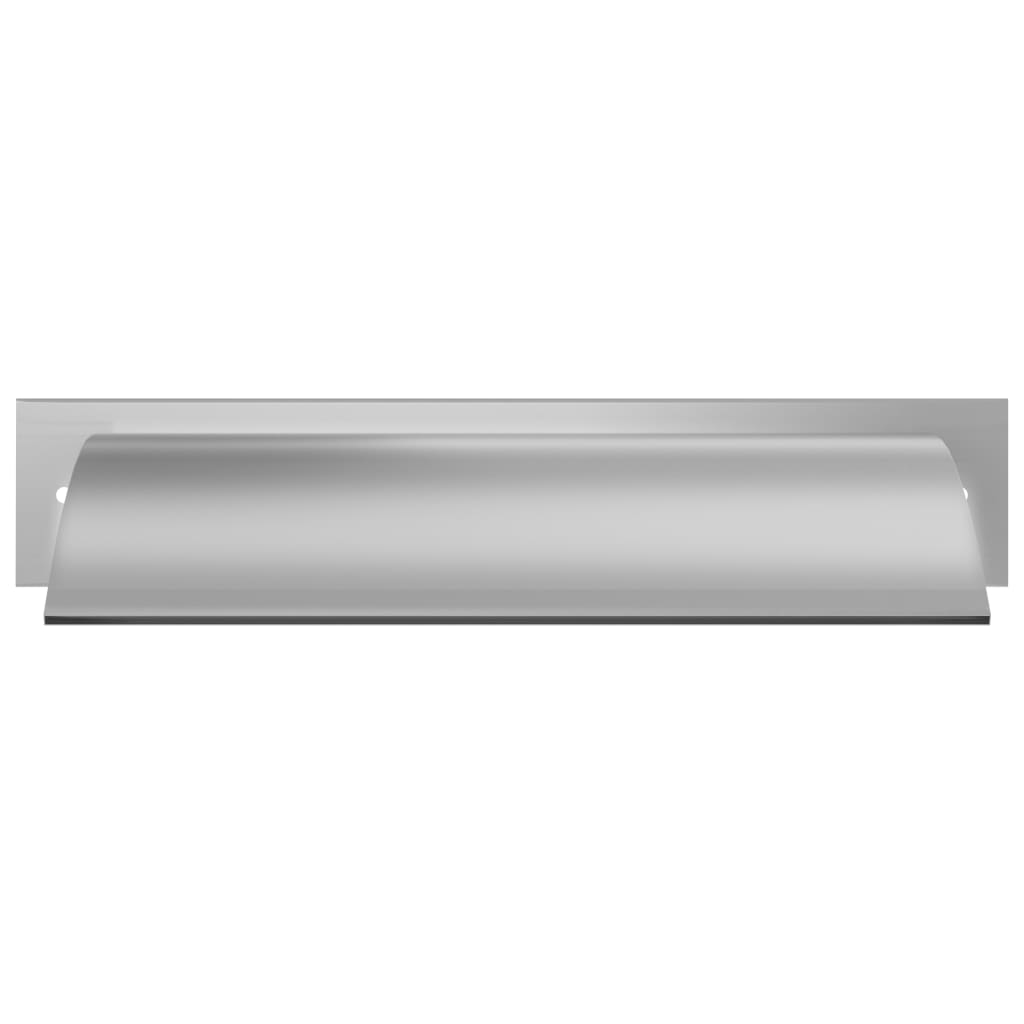 vidaXL Pool-Wasserfall Silbern 45x26x13 cm Edelstahl