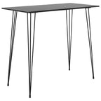 vidaXL 3-tlg. Bar-Set Schwarz