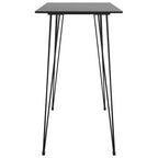 vidaXL 3-tlg. Bar-Set Schwarz