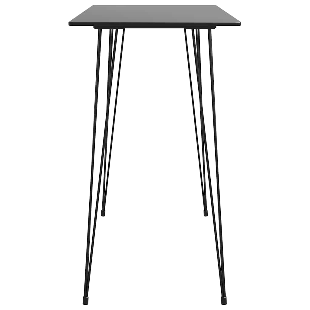 vidaXL 3-tlg. Bar-Set Schwarz