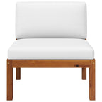 vidaXL 3-tlg. Garten-Lounge-Set mit Kissen Holz Akazie & Seil