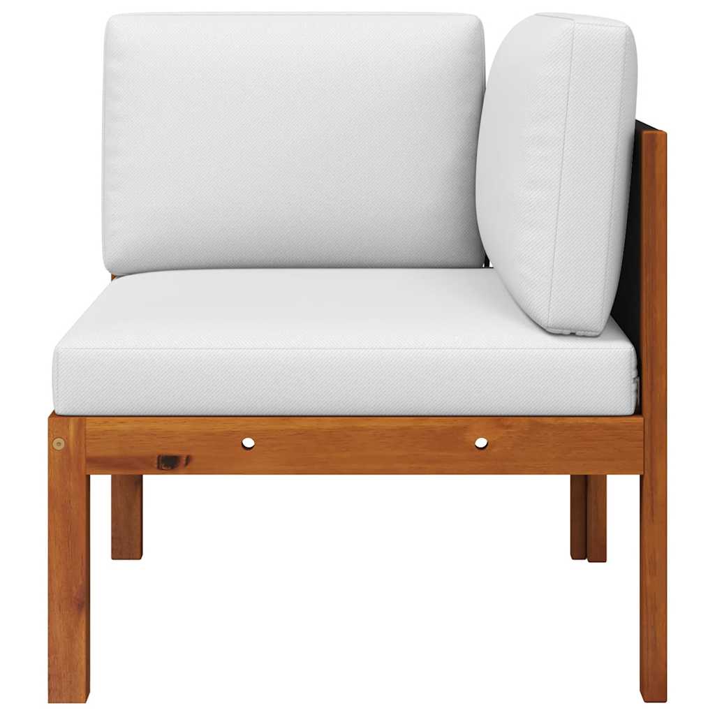 vidaXL 2-teiliges Garten-Lounge-Set mit Kissen Holz Akazie & Seil