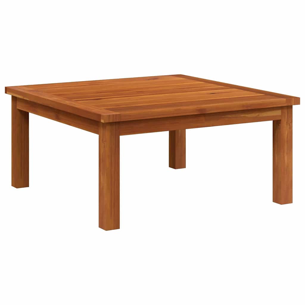 vidaXL Garten-Beistelltisch 63x63x30 cm Akazie Massivholz