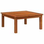 vidaXL Garten-Beistelltisch 63x63x30 cm Akazie Massivholz