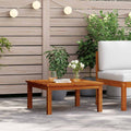 vidaXL Garten-Beistelltisch 63x63x30 cm Akazie Massivholz