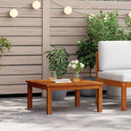 vidaXL Garten-Beistelltisch 63x63x30 cm Akazie Massivholz