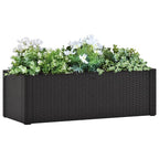vidaXL Garten-Hochbeet Selbstbewässerungssystem Anthrazit 43x43x33 cm