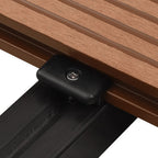 vidaXL Terrassenclips mit Schrauben 200 Stk. Kunststoff Edelstahl 304