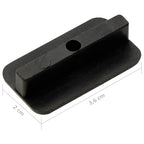 vidaXL Terrassenclips mit Schrauben 200 Stk. Kunststoff Edelstahl 304