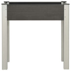 vidaXL Garten-Hochbeet 75x40x75 cm WPC Grau