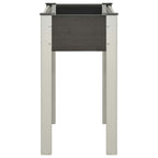 vidaXL Garten-Hochbeet 75x40x75 cm WPC Grau