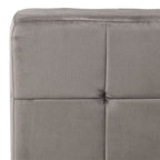 vidaXL Relaxstuhl 65x79x87 cm Hellgrau Samt