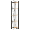vidaXL Bücherregal 5 Fächer 40x30x180 cm Mango Massivholz