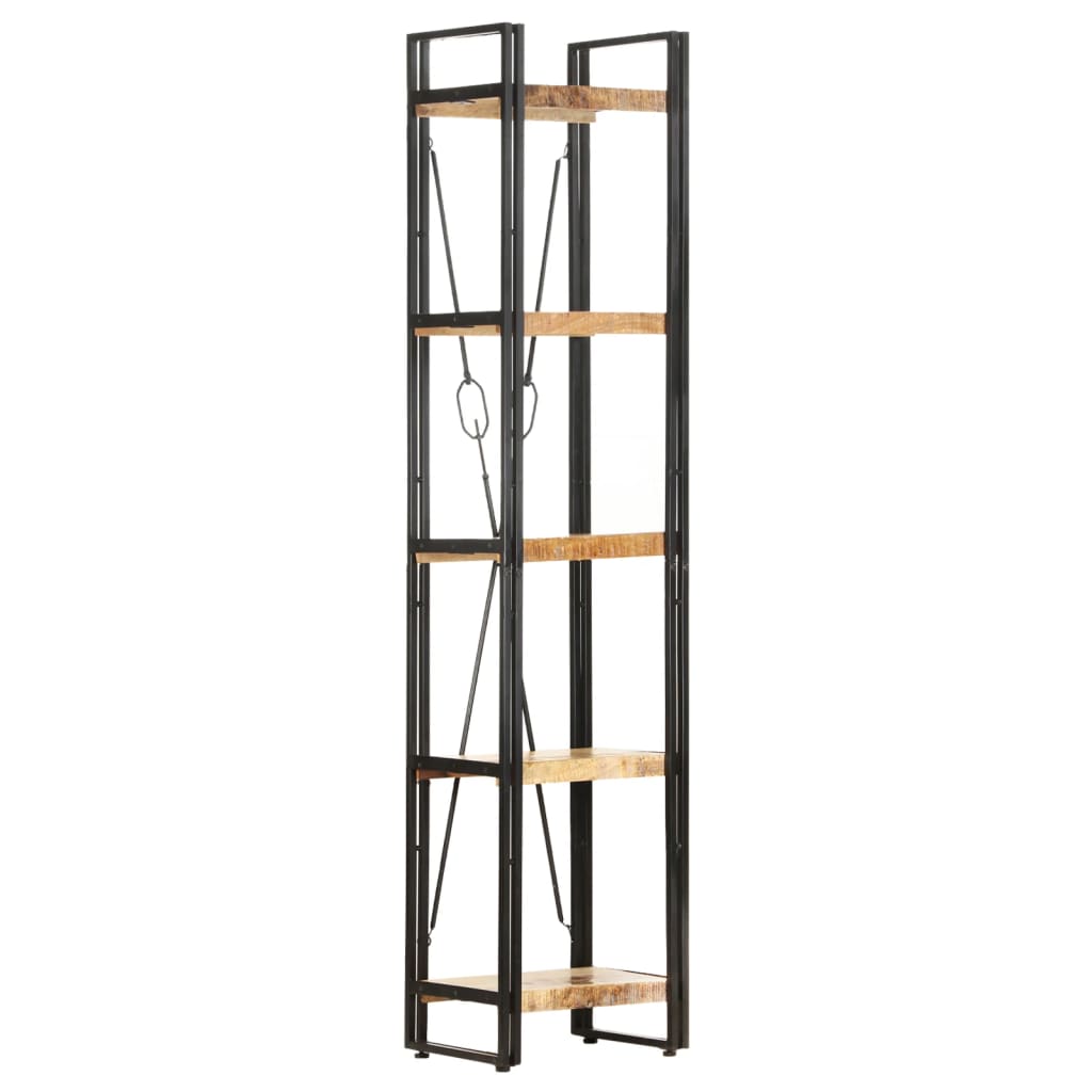 vidaXL Bücherregal 5 Fächer 40x30x180 cm Mango Massivholz