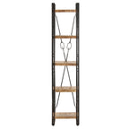vidaXL Bücherregal 5 Fächer 40x30x180 cm Mango Massivholz