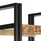 vidaXL Bücherregal 5 Fächer 40x30x180 cm Mango Massivholz