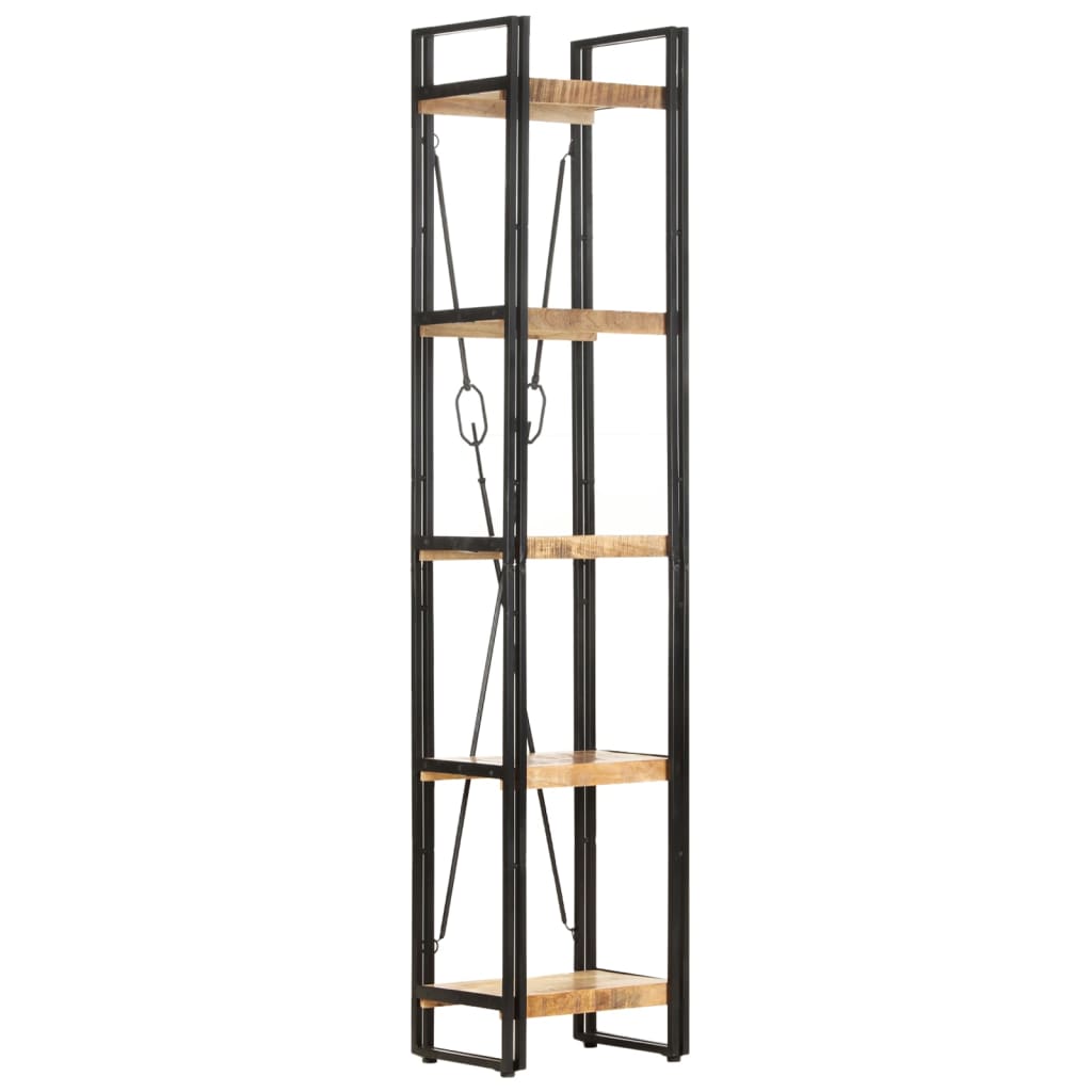 vidaXL Bücherregal 5 Fächer 40x30x180 cm Mango Massivholz