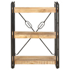 vidaXL Bücherregal 3 Fächer 60x30x80 cm Mango Massivholz
