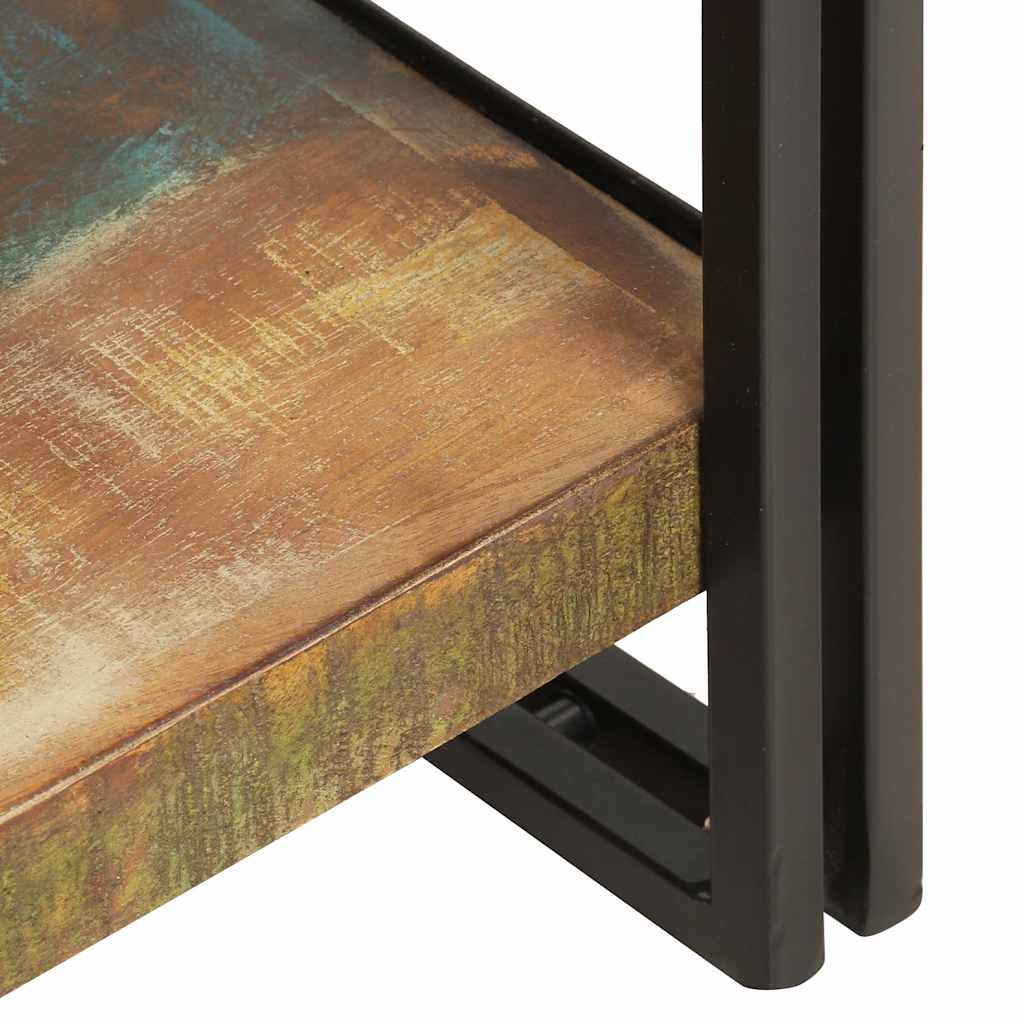 vidaXL Bücherregal 5 Fächer 40x30x180 cm Altholz Massiv