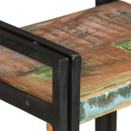 vidaXL Bücherregal 3 Fächer 40x30x80 cm Altholz Massiv