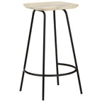 vidaXL Barhocker 2 Stk. Mango Massivholz