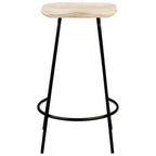vidaXL Barhocker 2 Stk. Mango Massivholz