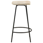 vidaXL Barhocker 2 Stk. Mango Massivholz