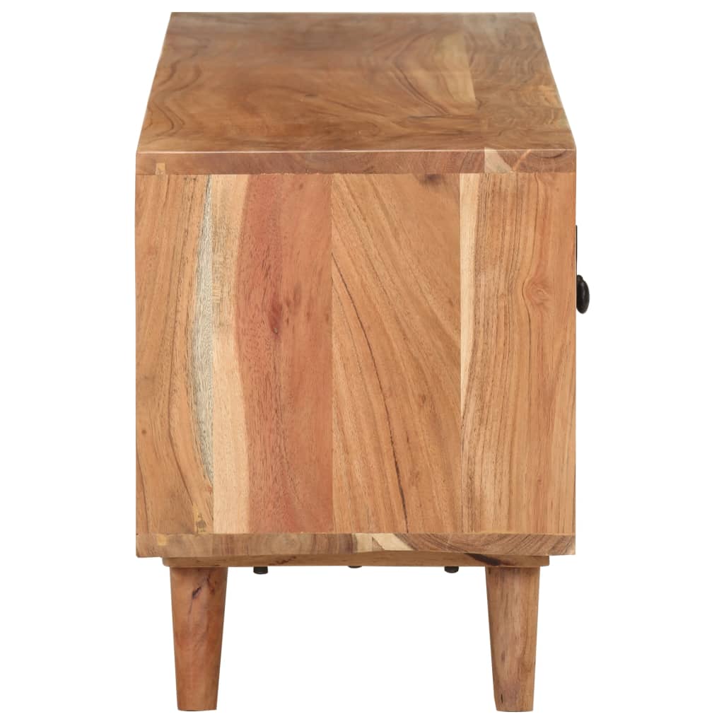 vidaXL TV-Schrank 115x30x39 cm Massivholz Akazie