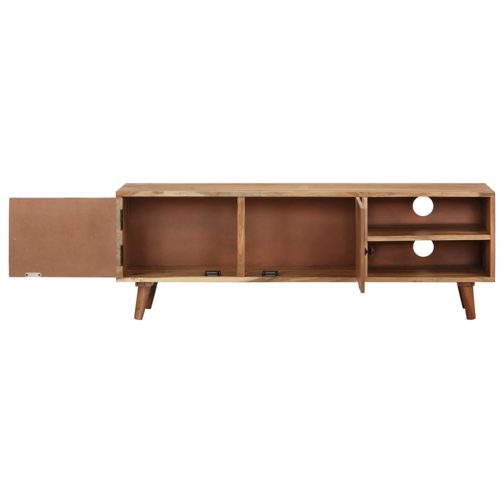 vidaXL TV-Schrank 115x30x39 cm Massivholz Akazie