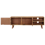 vidaXL TV-Schrank 115x30x39 cm Massivholz Akazie